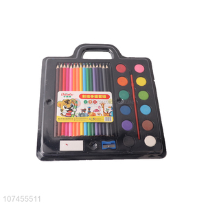 Good Sale Portable Color Pencil Watercolor Paint Set