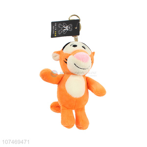 Wholesale Funny Backpack Keyring Small Plush Toy Cartoon Stuffed Animal Keychain
