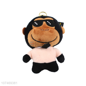 Promotional Gifts Handmade Animal Toy Plush Orangutan Keychain