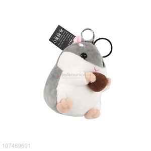 Hot Selling Nut Squirrel Doll Plush Stuffed Animal Keychain