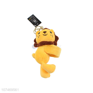 New Product Mini Plush Lion Keychain Soft Loin Key Holder