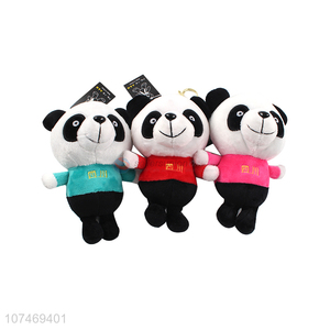 Best Price Lovely Plush Toys Keychain Creative Stuffed Animal Panda Keychain