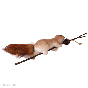 Wholesale foam squirrel hanging ornament for Christmas decoration