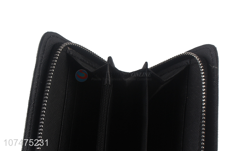 Good sale two-color pu leather purse fashion women wallet