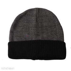 Creative two-sided practical knitted hat cold and windproof hat