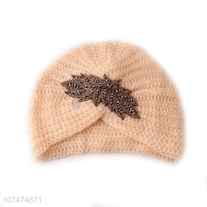 Hot sale winter knitted hat outdoor cold-proof knitted hat