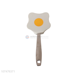 Creative design fried egg shape stainless steel frying spatula