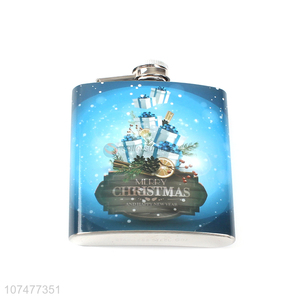 Fashionable Christmas stainless steel whiskey hip flask with high quality