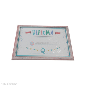 Good sale rectangle picture frame fashion certificate frame