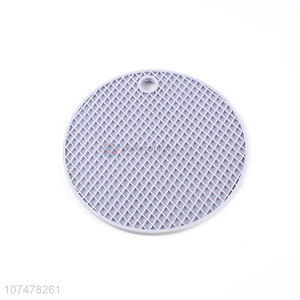 New arrival round non-slip food grade silicone cup mat drink coasters