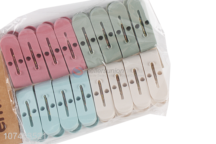 New arrival multi-use 16pcs plastic clothes peg for home & laundry