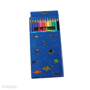 Hot Selling 12 Pieces Wooden Colored Pencil Set