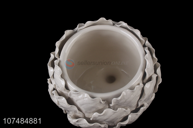 Contracted Design Ceramic Planter Pot Flower Pot Home Decoration Crafts