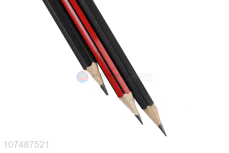 Good Quality 12 Pieces Wooden Pencil Set For School Office