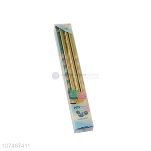 Wholesale Triangle Student Pencil Set With Eraster And Pencil Sharpener
