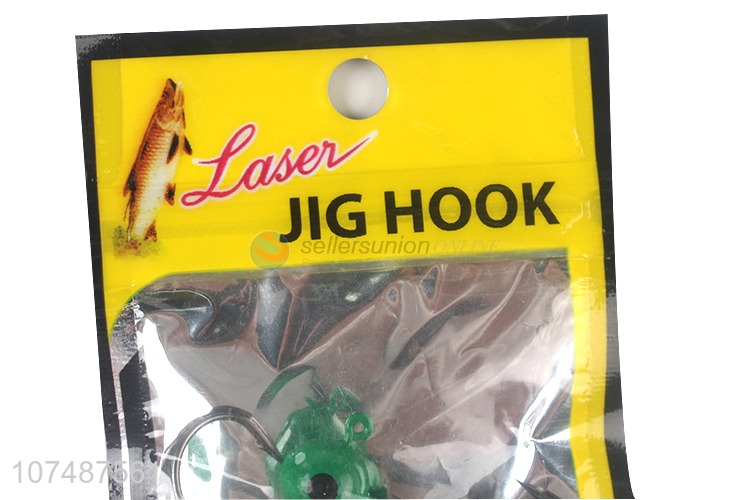 Factory wholesale barbed hook soft lure jigging tackle fish fishing lead hook