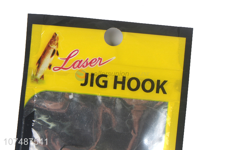 New product fishing lead jig head barbed hook for soft lure jigging tackle