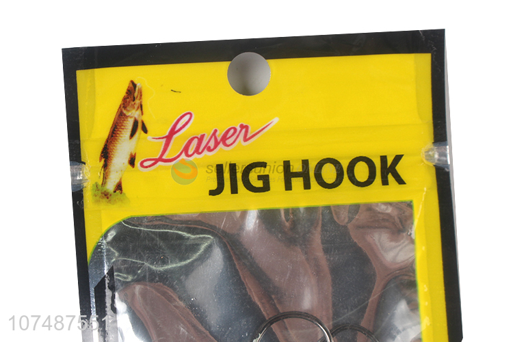 Premium quality barbed hook soft lure jigging tackle fish fishing lead hook