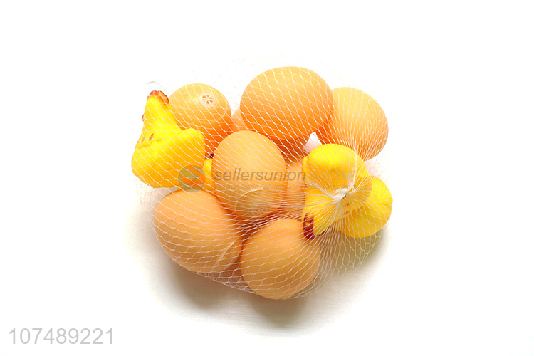 Hot Selling Cartoon Chick And Eggs Squeaky Sound Toys For Pet