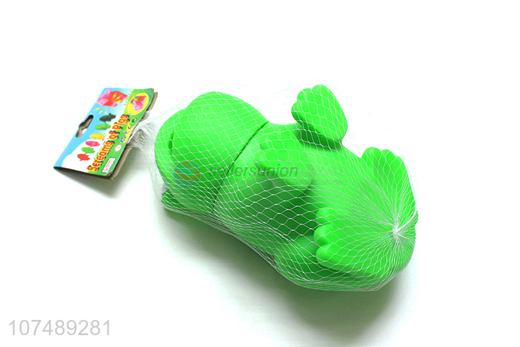 Custom Plastic Green Frog Pet Toy Chew Toy