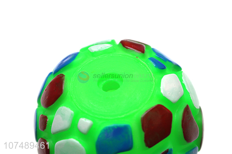 High Quality Plastic Pet Squeaky Toy Ball Chew Toy