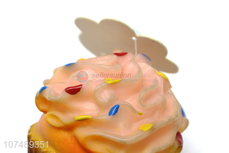 Good Sale Cupcake Shape Dog Toy Pet Chew Toy