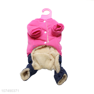 Popular products pet products winter warm fleece coat for dogs