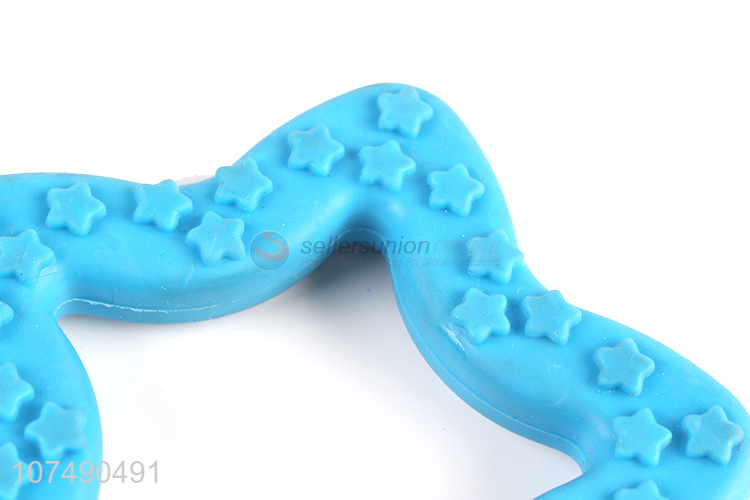 Latest arrival star shape interactive tpr chew toys for dog