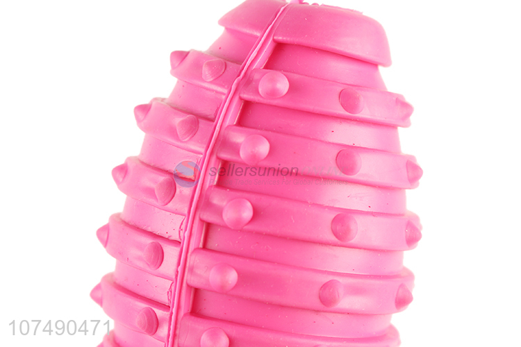 Low price pet supplies spiky ball dog chew toy