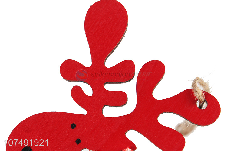 China Wholesale Cheap Christmas Home Decor Wooden Elk Decoration