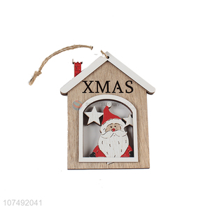 Hot Sale Wood Material Decoration Pendant Christmas Ornament