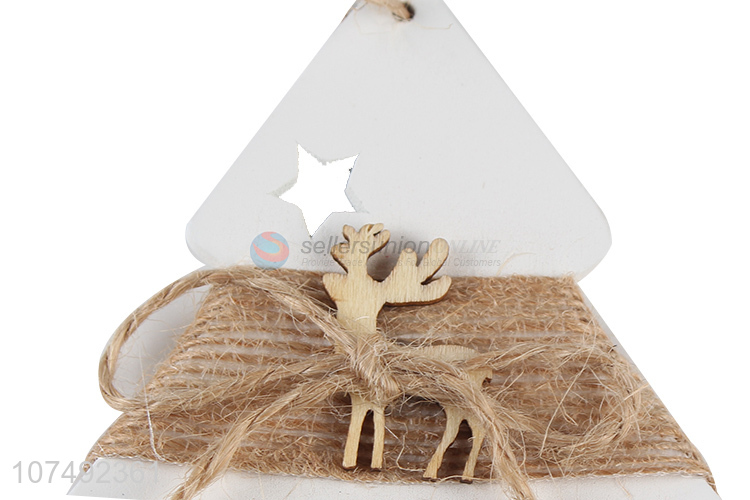 Premium Quality Wooden Christmas Hanging Ornament Xmas Decoration Pendant