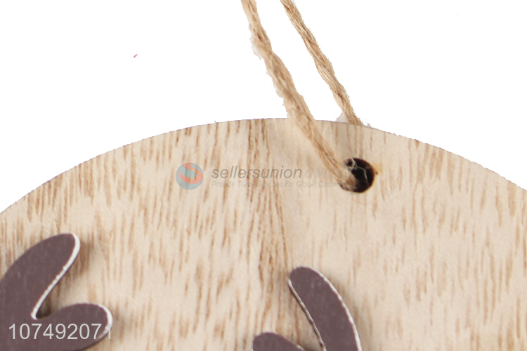 Cheap Price Wooden Christmas Hanging Ornament Xmas Decoration Pendant