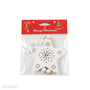 Top Selling Christmas Wooden Pendant Ornaments Christmas Decorations Xmas Tree Ornaments