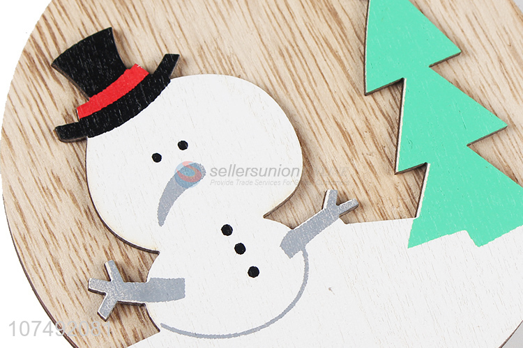 Factory Price Christmas Wooden Hanging Ornament Decoration For Xmas Tree