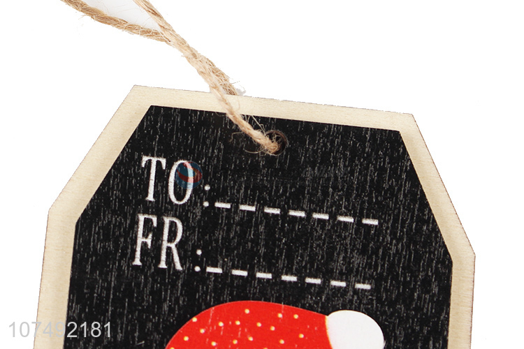 Hot Sale Wood Material Decoration Pendant Christmas Tree Decoration