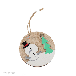 Factory Price Christmas Wooden Hanging Ornament Decoration For Xmas Tree