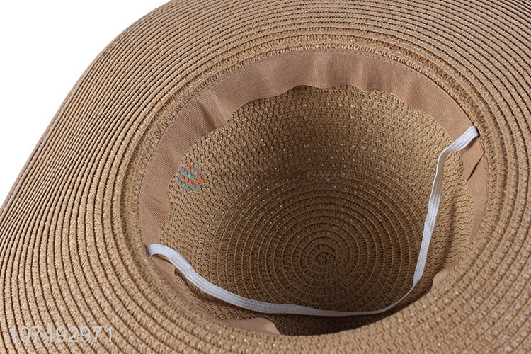 Best Price Ladies Summer Sun Hat Wide Brim Straw Hat Beach Hat