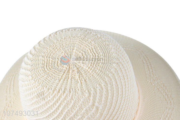 High Sales Fashion Polyester Knitted Hat Summer Sun Hat