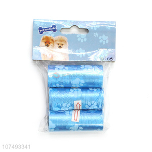 Cartoon Printing Disposable Dog Poop Bag Pet Waste Bag