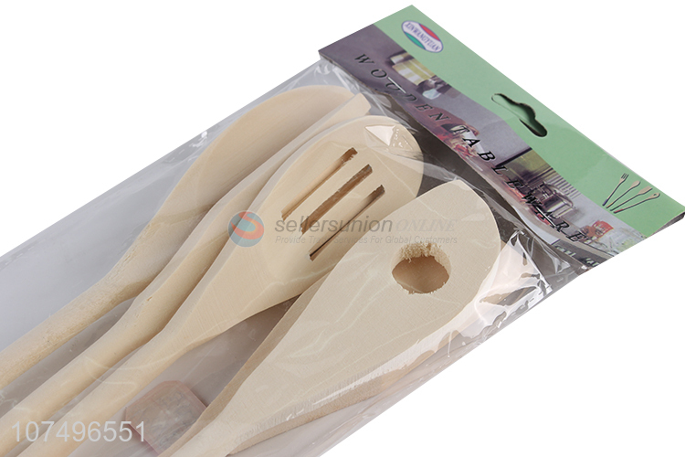 Good sale bamboo cooking tool set bamboo spatula turner set