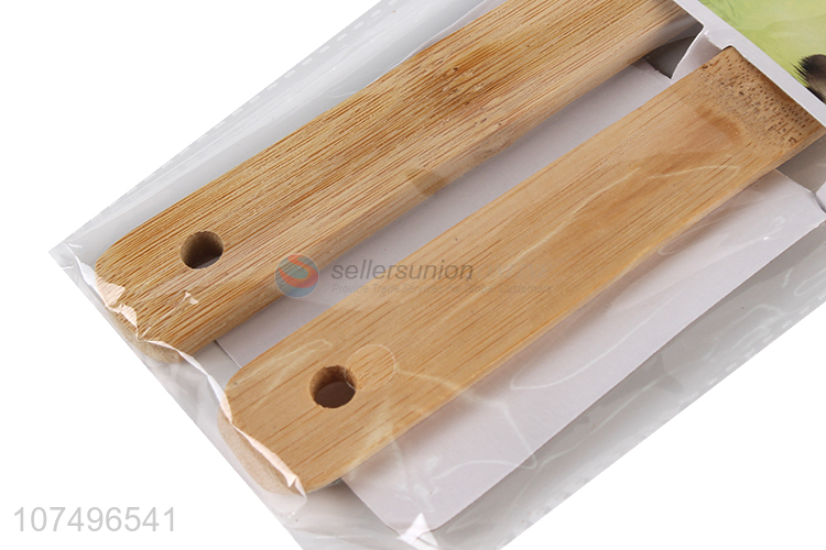 Promotional cheap kithen accessories natural bamboo spoon & fork