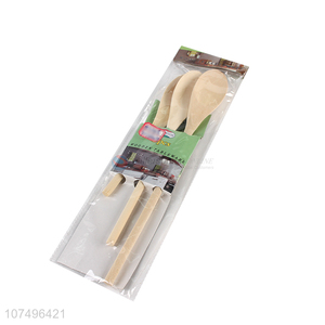 Best selling bamboo kitchen utensil set bamboo spoon set