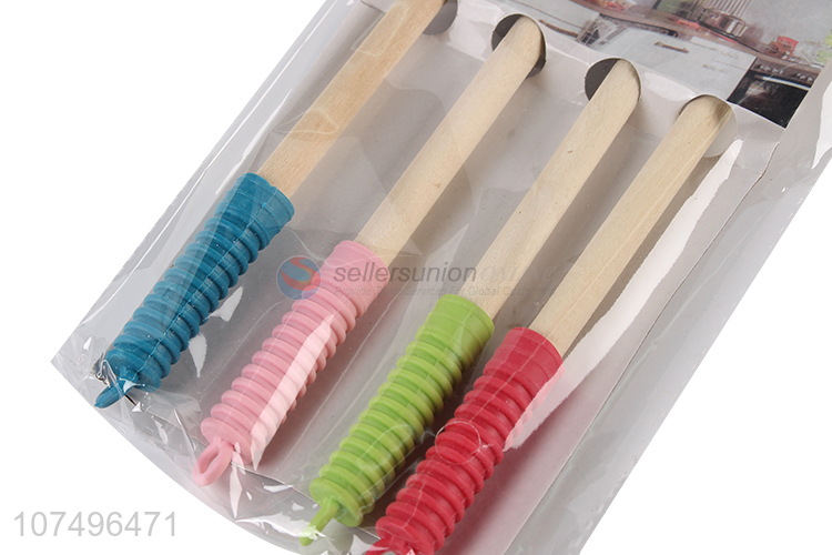 China supplier biodegradable kitchen utensil set bamboo turner set