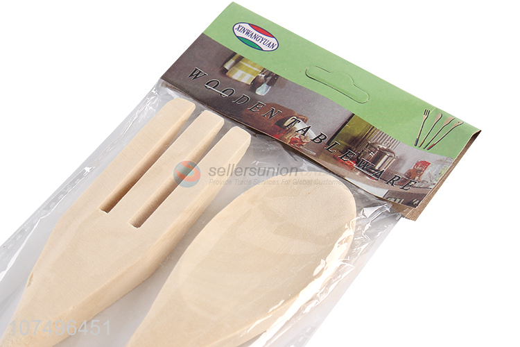Latest arrival eco-friendly kitchen supplies bamboo fork & spoon
