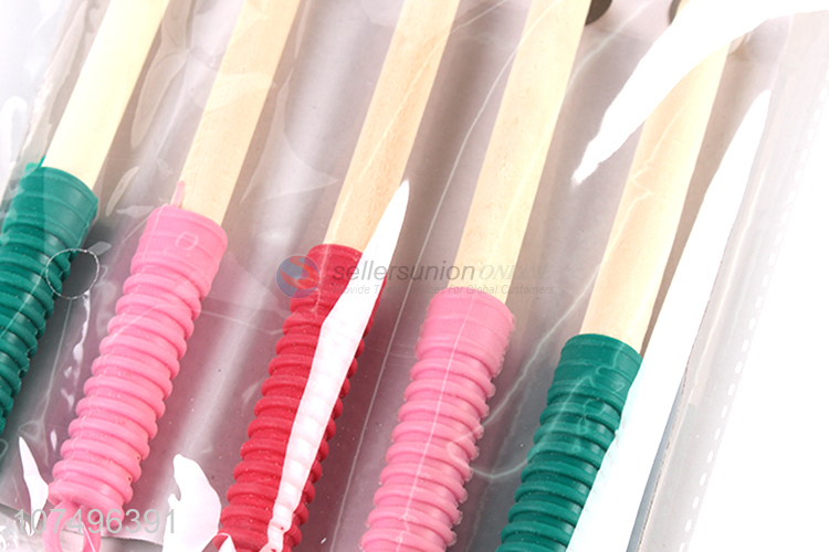 High quality eco-friendly kitchen supplies bamboo slotted spoon