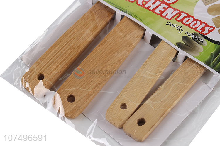 New products bamboo kitchen utensil set bamboo fork set