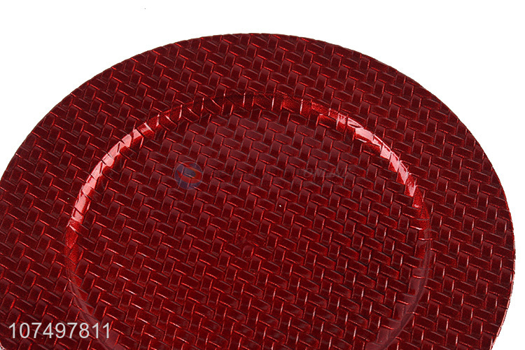 Good Sale Restaurant Serving Plate Round Plastic Plate