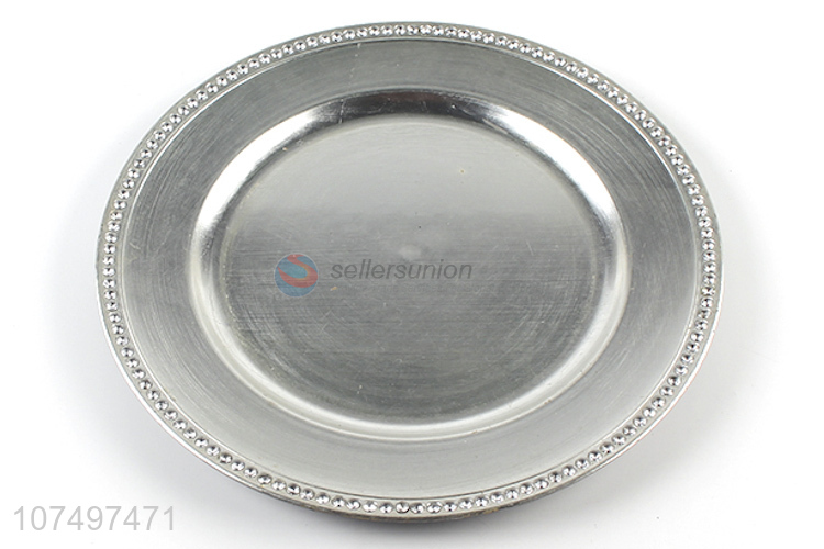 Wholesale Plastic Serving Plate Round Pastry Dish