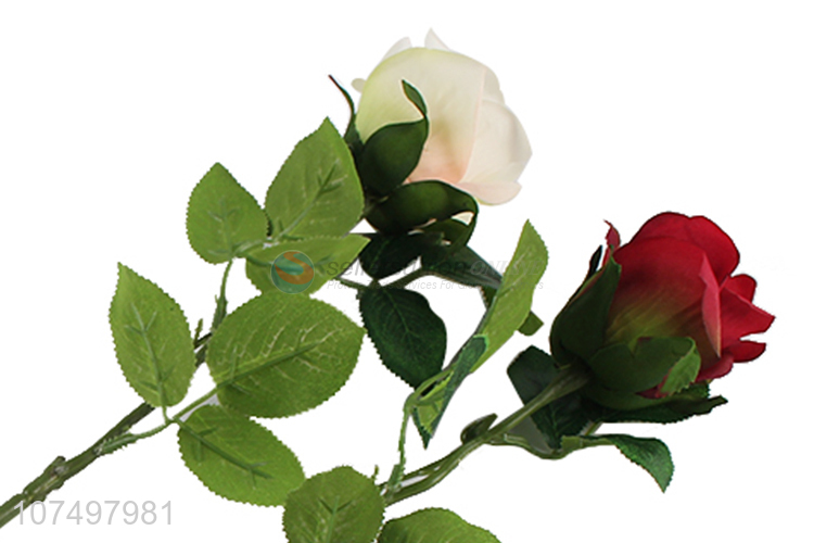 Most popular festival decoration artificial flower single rose head